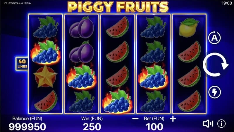 Piggy Fruits - paglulunsad ng pangunahing laro mode